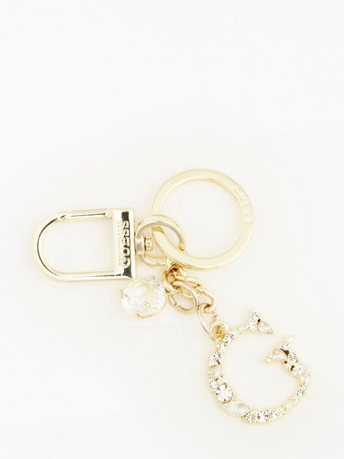 Porte-clés Guess En Or Avec Détail Bijou