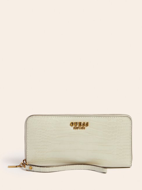 Guess Laurel Maxi Portefeuille Blanc