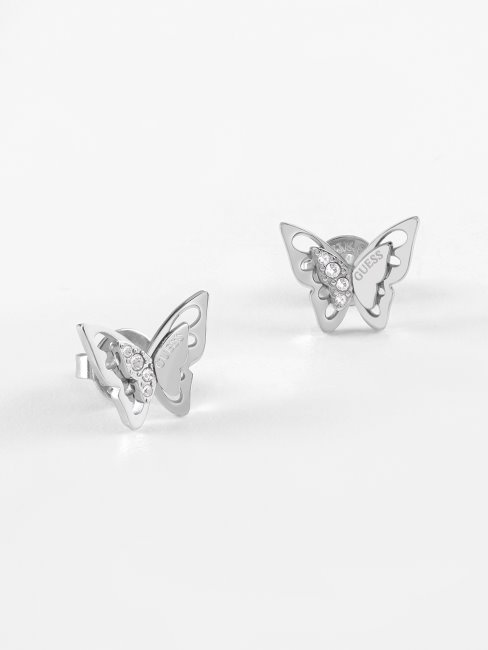 Guess Boucles D'oreilles Volantes En Argent