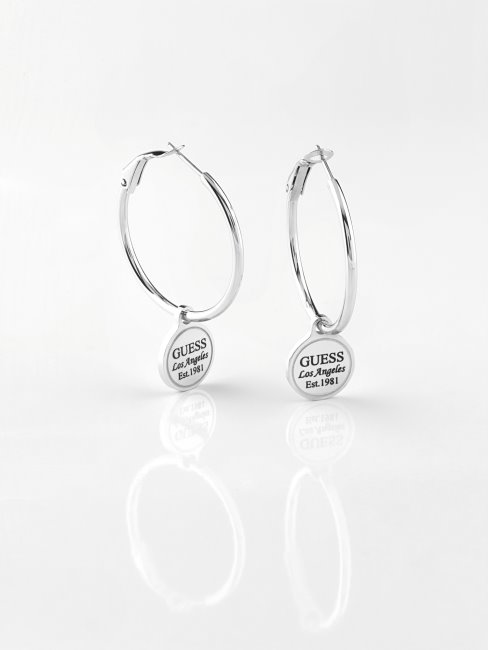 Boucles D'oreilles Hula Hoop En Argent