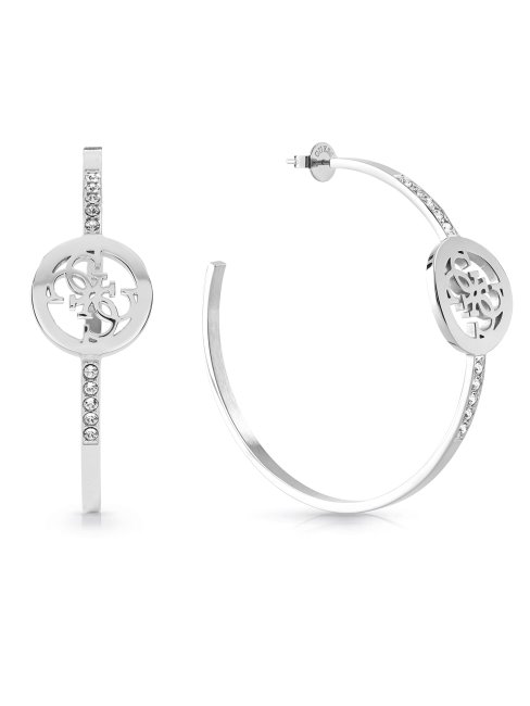 Boucles D'oreilles Argent Pivoines