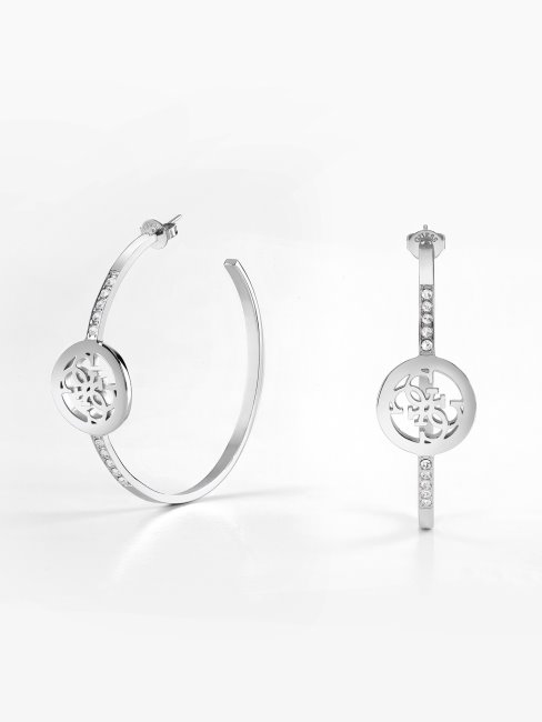 Boucles D'oreilles Argent Pivoines