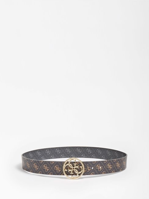 Ceinture Logo Tyren 4g Marron Guess
