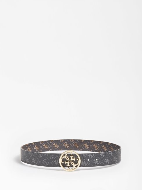 Ceinture Logo Tyren 4g Marron Guess