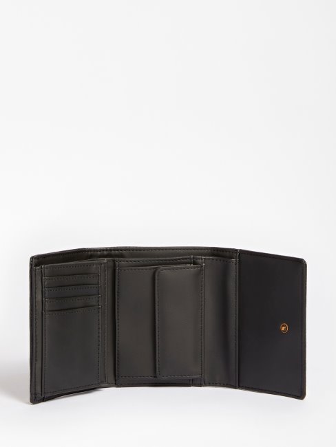 Mini Porte-monnaie Centre-ville Chic Noir Guess