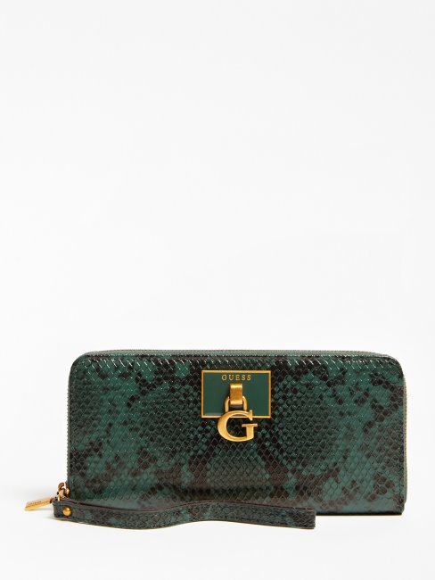 Portefeuille Guess Maxi à Imprimé Python Stephi