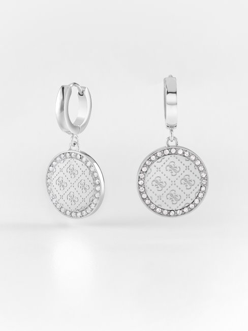 Devine Boucles D'oreilles En Argent