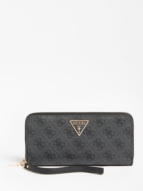 Portefeuille Guess Gris Laurel Maxi