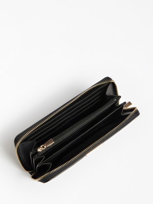 Portefeuille Guess Gris Laurel Maxi