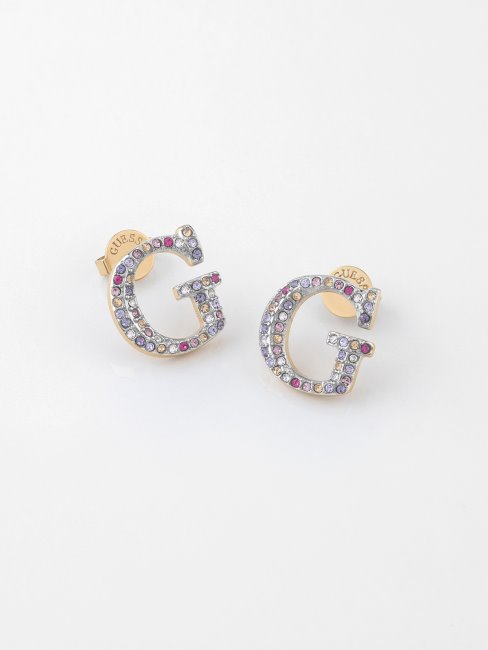 Boucles D'oreilles Multi-or Crystal-harmony Guess Nouvelle Tendance