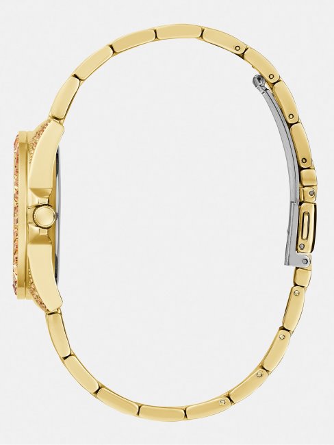 Montre Guess Crystal En Argent Avec Fonction Date