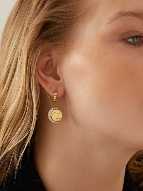 Boucles D'oreilles Guess Phases De Lune Multi Ou