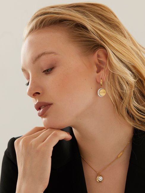 Boucles D'oreilles Guess Phases De Lune Multi Ou