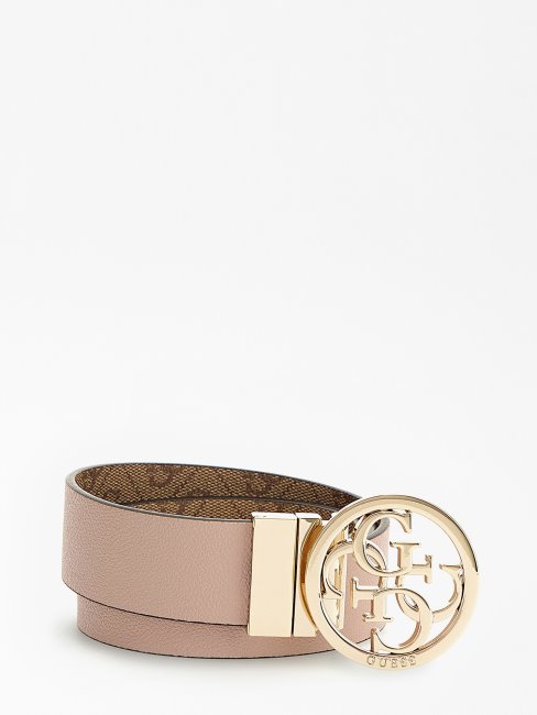 Ceinture Nell 4g Logo Guess Rose