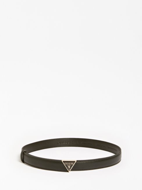 Ceinture Alexie Saffiano Guess Noir