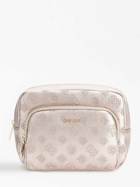 Trousse De Toilette Guess 4g Pivoine Logo Rose