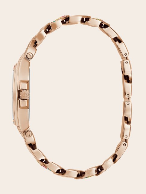 Montre Analogique Guess En Or Rose Et Acier Gc