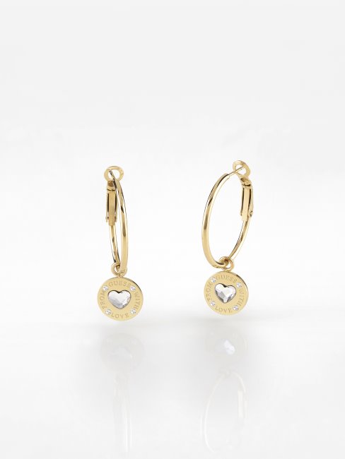 Boucles D'oreilles Devinez Avec Amour En Ou