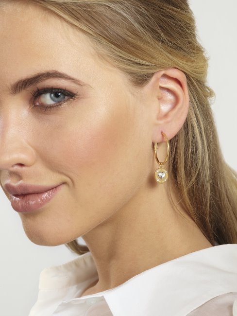 Boucles D'oreilles Devinez Avec Amour En Ou