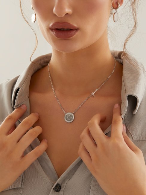 Collier Harmonie Ronde Guess Argent