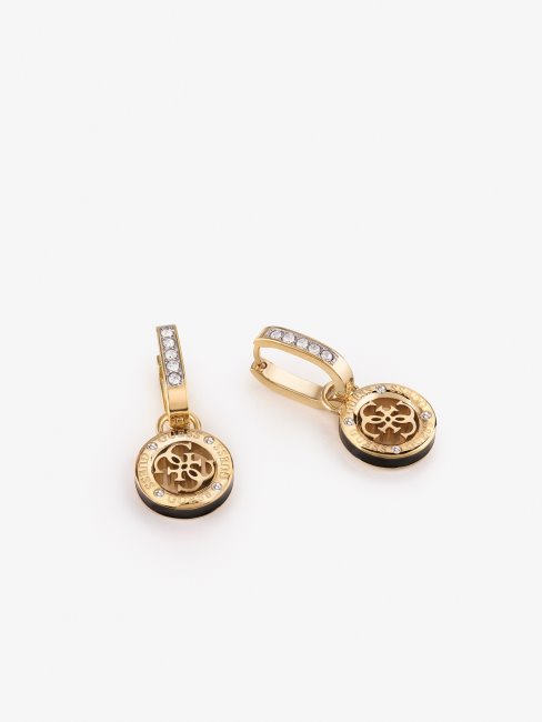 Guess Boucle D'oreille Multi 4g Noire Nouvelle Tendance