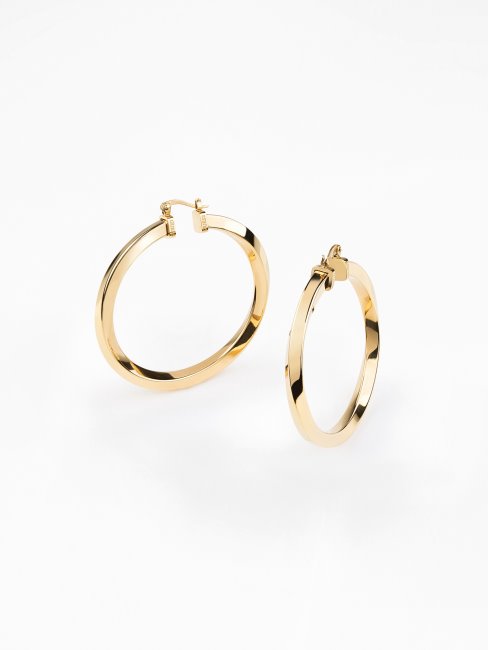 Boucles D'oreilles "hoops Don't Lie" Guess Multi Or