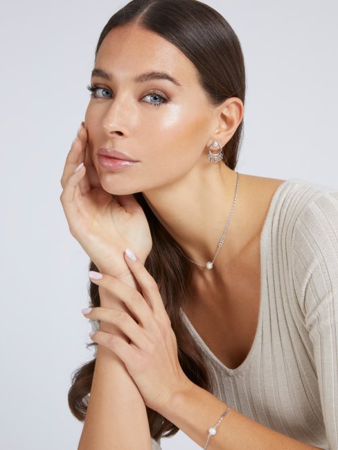 Boucles D'oreilles-amour-sous-marines Argent Guess