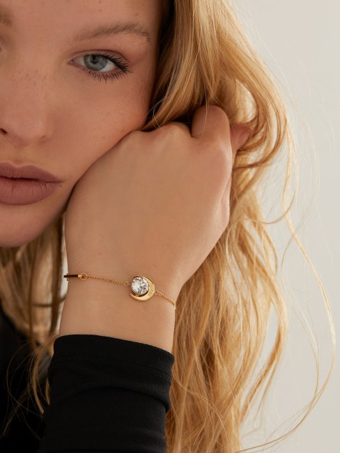 Guess Bracelet Phases De Lune Multi Or