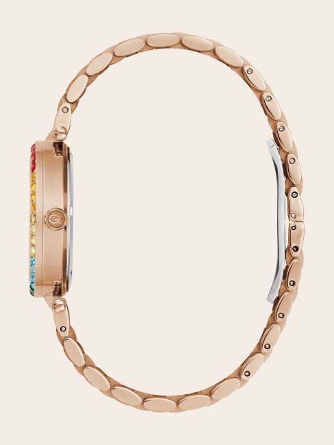 Montre Guess En Acier Gc Ou Rose Avec Fonction Date