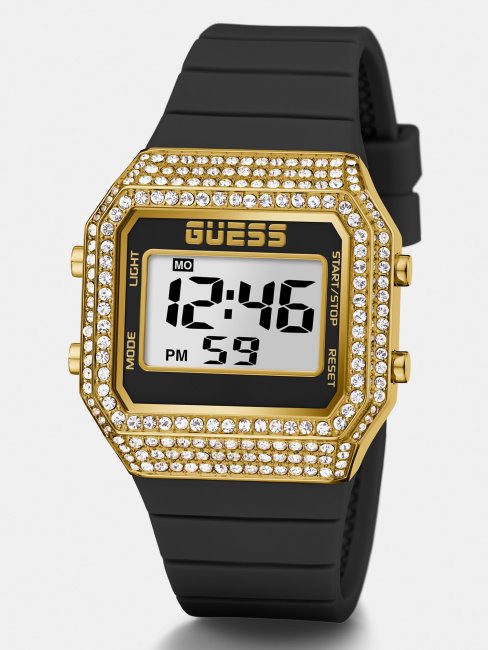 Montre Numérique Guess Cristal Bleu