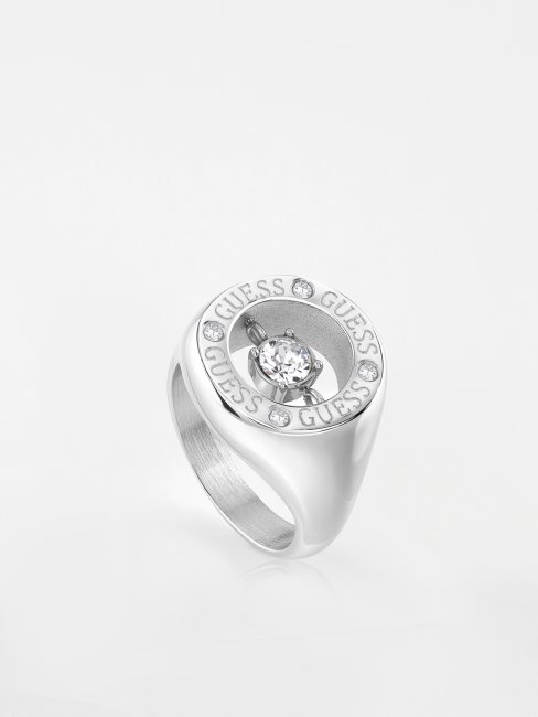 Bague Solitaire En Argent Deviner
