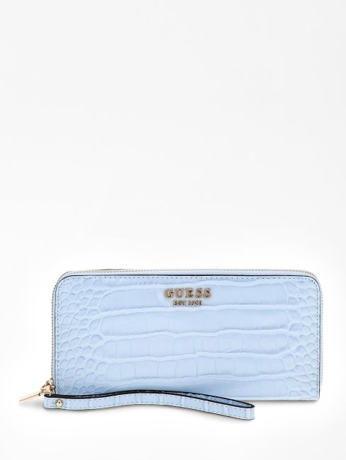 Laurel Maxi Portefeuille Guess Bleu Clair