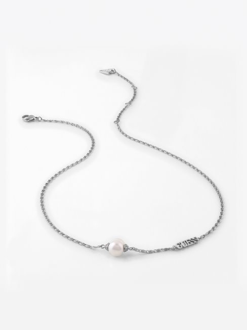 Guess Collier D'amour Sous-marin En Argent