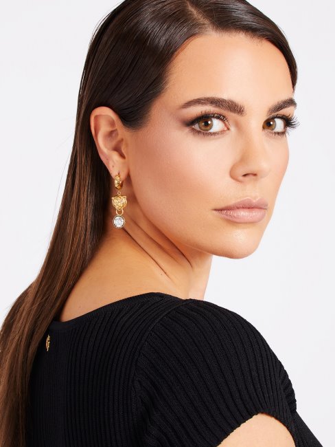 Boucles D'oreilles Daktari' Guess Noir Multi