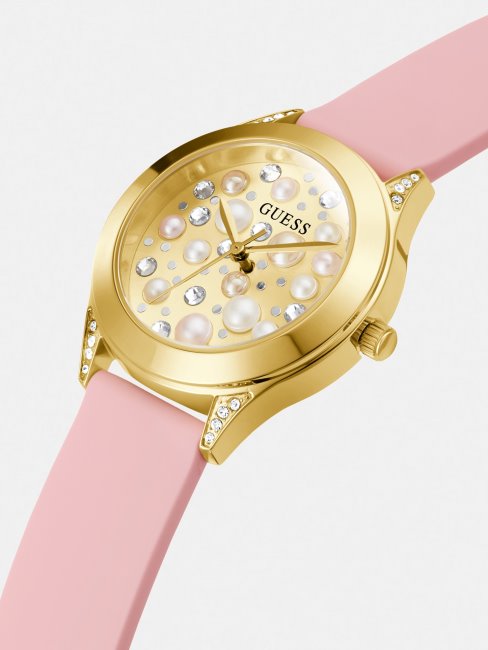 Montre Analogique Guess Bleu Nacré