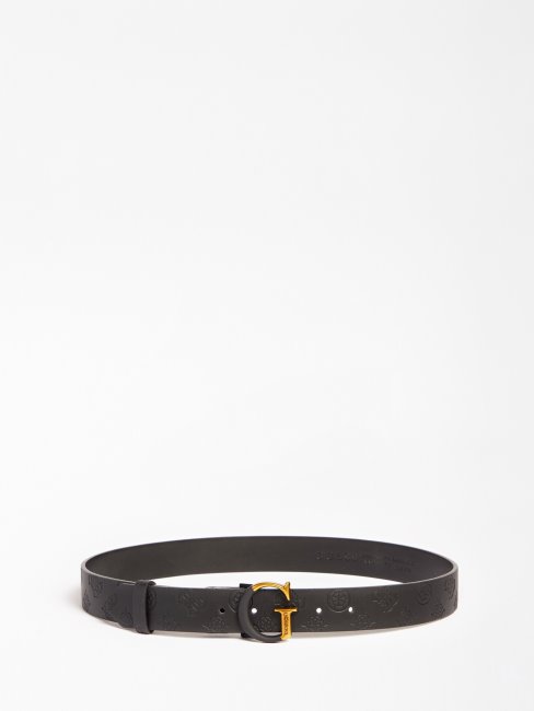 Ceinture Noire G Vibes 4g Peony Logo Guess