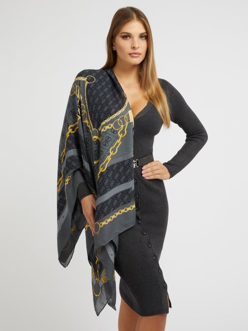 Guess Gris Chaîne Logo Ginevra Keffieh