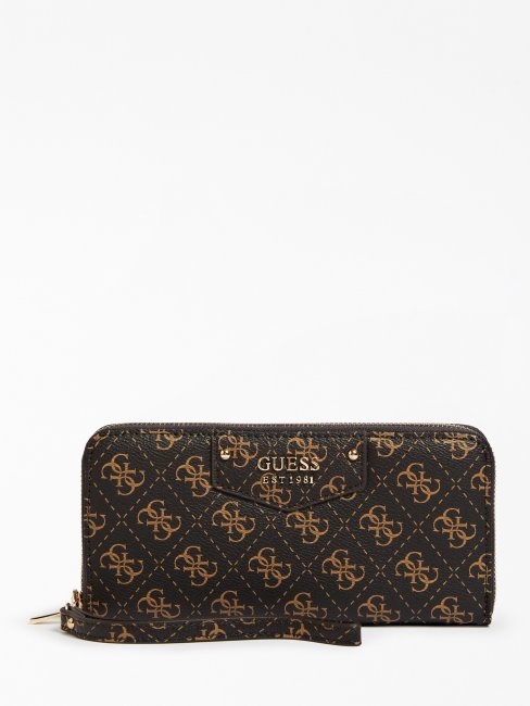 Maxi Portefeuille Brenton Eco Guess Marron