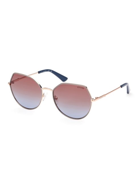 Lunettes De Soleil Géométriques Modèle Guess Rose