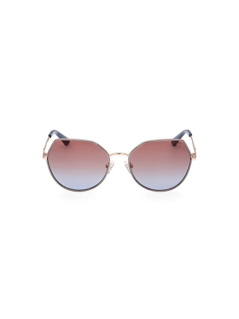Lunettes De Soleil Géométriques Modèle Guess Rose