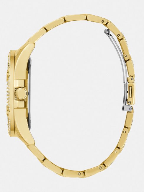 Montre à Cristaux Multifonctions Bleu Guess