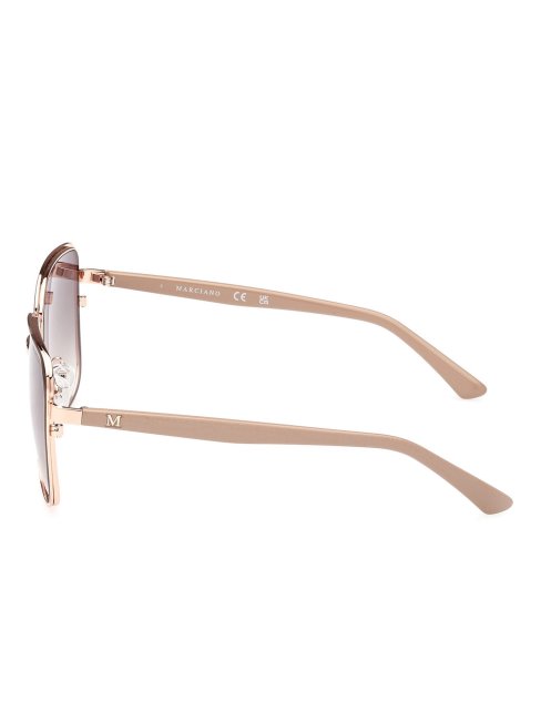 Lunettes De Soleil Carrées Modèle Guess Rose