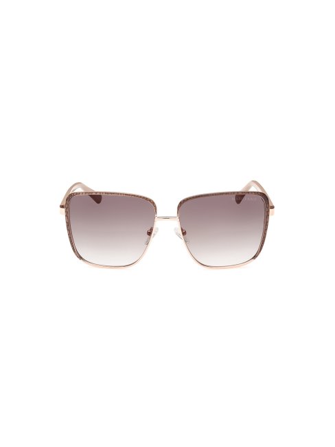 Lunettes De Soleil Carrées Modèle Guess Rose