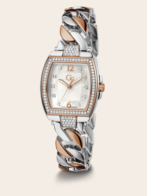 Montre Analogique Guess Gc Acier Ou Rose