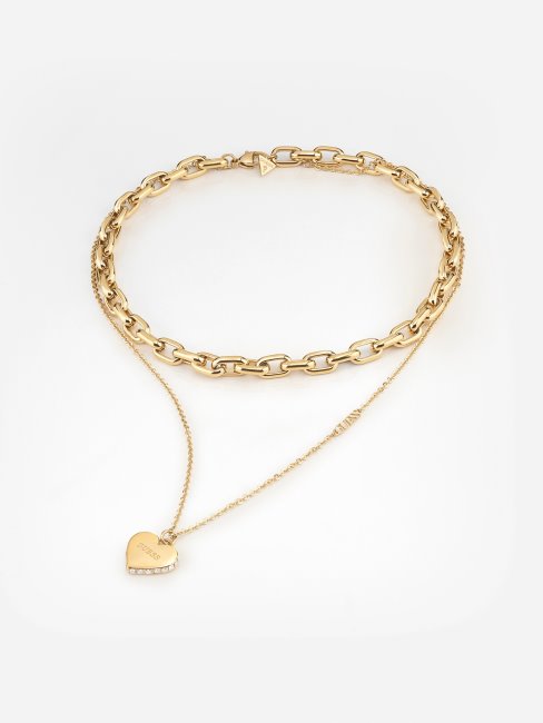 Collier Guess Tomber Amoureux Multi-or