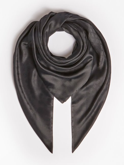 Bea 4g Pivoine Logo Kefiah Guess Noir