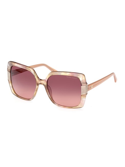 Modèle De Lunettes De Soleil Carrées Guess Beige