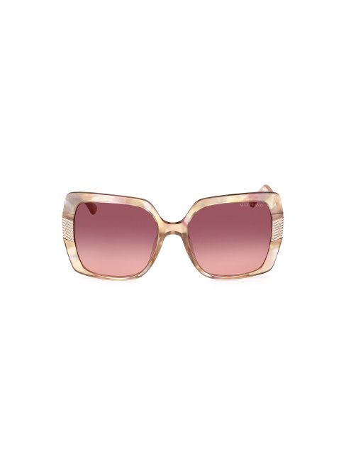 Modèle De Lunettes De Soleil Carrées Guess Beige