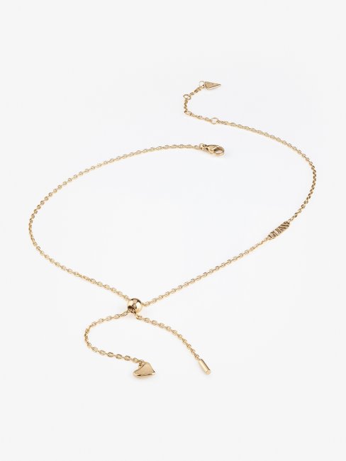 Collier Guess Fluide Coeurs Multi Or