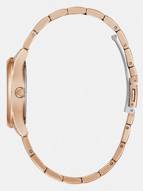 Montre Calendrier Cristal Ou Rose Guess